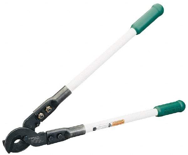 Greenlee - 31-1/2" OAL, 1,000 MCM Capacity, Cable Cutter - Rubber Handle - Caliber Tooling