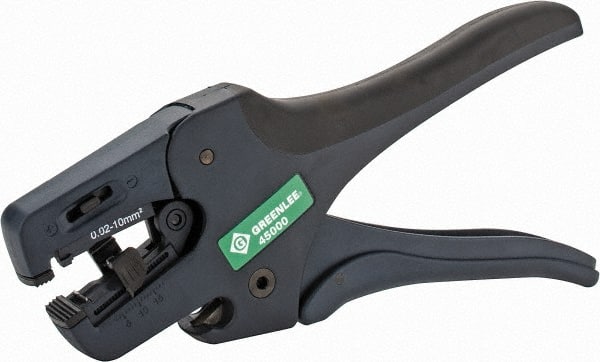 Greenlee - 24 to 12 AWG Capacity Adjusting Wire Stripper - Caliber Tooling