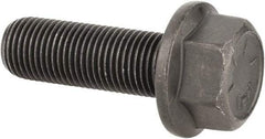 Value Collection - 1/2-20 UNF, 1-1/2" Length Under Head, Hex Drive Flange Bolt - 1-1/2" Thread Length, Grade 8 Alloy Steel, Smooth Flange, Phosphate & Oil Finish - Caliber Tooling