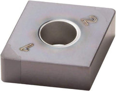 Seco - CNGA432 WZN Grade CBN060K PCBN Turning Insert - TiSiAlN Finish, 80° Diamond, 1/2" Inscr Circle, 3/16" Thick, 1/32" Corner Radius - Caliber Tooling