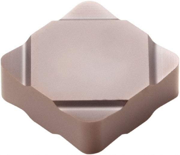 Seco - SNGF322 Grade CBN400C PCBN Turning Insert - TiSiN Finish, 90° Square, 3/8" Inscr Circle, 1/8" Thick, 1/32" Corner Radius - Caliber Tooling