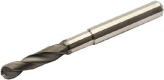 Seco - 3/8" 130° Solid Carbide Jobber Drill - Diamond Finish, Right Hand Cut, Spiral Flute, Straight Shank, 103mm OAL - Caliber Tooling