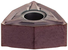 Seco - WNMG331W FF2 Grade TP1030 Cermet Turning Insert - 80° Trigon, 3/8" Inscr Circle, 3/16" Thick, 1/64" Corner Radius - Caliber Tooling