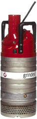 Grindex - 4-2/5 hp, 460 Amp Rating, 460 Volts, Nonautomatic Operation, Dewatering Pump - 3 Phase, Aluminum Housing - Caliber Tooling