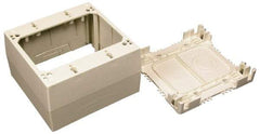 Wiremold - 4-3/4 Inch Long x 4-7/8 Inch Wide x 1-3/4 Inch High, Rectangular Raceway Box - Ivory, For Use with Wiremold 2300 Series Raceways - Caliber Tooling