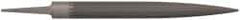 Grobet - 10" Standard Precision Swiss Pattern Half Round File - Double Cut, 1" Width Diam x 19/64" Thick, With Tang - Caliber Tooling