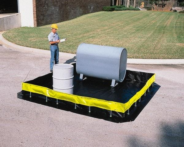 UltraTech - 5,610 Gal Polyethylene High Wall Berm - 1' High x 15' Wide x 50" Long - Caliber Tooling