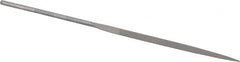 Grobet - 6-1/4" Needle Precision Swiss Pattern Knife File - Round Handle - Caliber Tooling