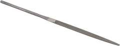 Grobet - 5-1/2" Needle Precision Swiss Pattern Warding File - Round Handle - Caliber Tooling