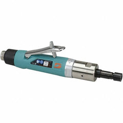 Dynabrade - 1/4" Collet, Straight Handle, Air Straight Die Grinder - 3,400 RPM, Rear Exhaust, 43 CFM, 1 hp, 90 psi, 3/8 NPT Inlet - Caliber Tooling