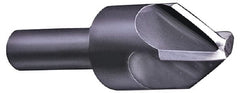 Hertel - 3" Head Diam, 3/4" Shank Diam, 4 Flute 60° High Speed Steel Countersink - Caliber Tooling