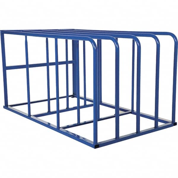 Vestil - 4 Bay, 7,700 Lb Capacity, Blue Standard Sheet Rack - 50" Wide x 44" High x 84" Deep - Caliber Tooling