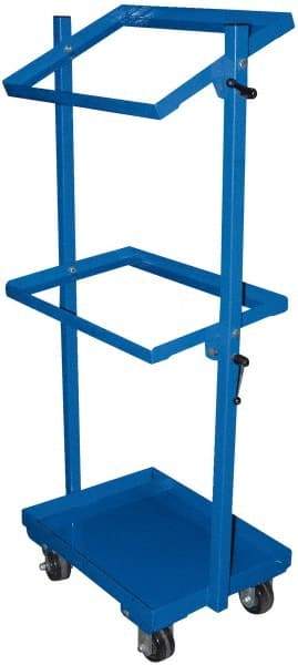 Vestil - 300 Lb Capacity, 17-13/16" Wide x 18-1/4" Long x 65" High Multi-Level Cart - 3 Shelf, Steel, Swivel Casters - Caliber Tooling