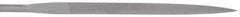 Nicholson - 4" Needle Precision Swiss Pattern Barrette File - Round Handle - Caliber Tooling