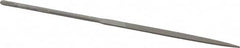 Nicholson - 5-1/2" Needle Precision Swiss Pattern Flat File - Round Handle - Caliber Tooling