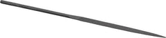 Nicholson - 5-1/2" Needle Precision Swiss Pattern Half Round File - Round Handle - Caliber Tooling