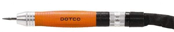 Dotco - 3mm Collet, Straight Handle, Air Die Grinder - 60,000 RPM, Rear Exhaust, 0.1 hp, 90 psi, 1/8" Inlet - Caliber Tooling