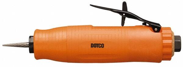 Dotco - 1/4" Collet, Straight Handle, Air Straight Die Grinder - 20,000 RPM, Front Exhaust, 30 CFM, 0.6 hp, 90 psi, 1/4" Inlet - Caliber Tooling