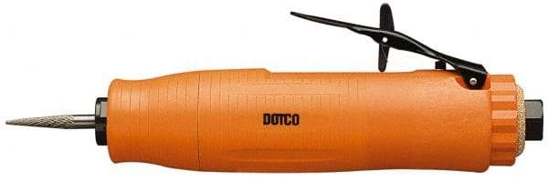 Dotco - 1/4" Collet, Straight Handle, Air Straight Die Grinder - 23,000 RPM, Front Exhaust, 38 CFM, 0.9 hp - Caliber Tooling