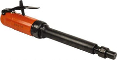 Dotco - 1/4" Collet, Straight Handle, Air Extended Length Die Grinder - 28,000 RPM, Front Exhaust, 16 CFM, 0.3 hp, 90 psi, 1/4" Inlet - Caliber Tooling