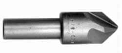 Hertel - 7/8" Head Diam, 1/2" Shank Diam, 4 Flute 60° High Speed Steel Countersink - Caliber Tooling