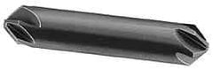 Hertel - 3/4" Head Diam, 3/4" Shank Diam, 6 Flute 60° High Speed Steel Countersink - 4" OAL, Straight Shank - Caliber Tooling