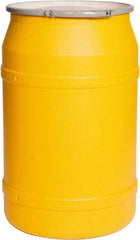 Eagle - 55 Gallon Yellow Cylindrical Polyethylene Open Head Drum - 36-3/8" High x 23" Diam - Caliber Tooling