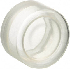 Schneider Electric - Extended Straight Pushbutton Switch Boot - Clear, Round Button - Caliber Tooling