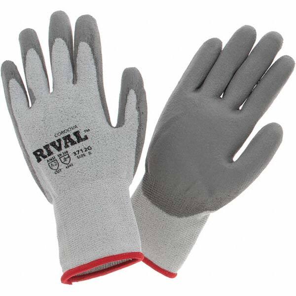 Cordova - Size S (7), ANSI Cut Lvl A2, Polyurethane Coated Cut Resistant Gloves - Caliber Tooling