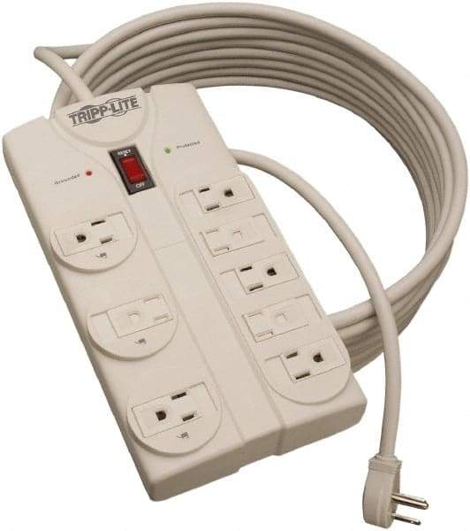 Tripp-Lite - 8 Outlets, 120 VAC15 Amps, 25' Cord, Power Outlet Strip - Floor, Keyhole Mount, 5-15 NEMA Configuration, 1.51" Strip - Caliber Tooling