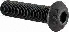 Value Collection - 3/8-24 UNF Hex Socket Drive, Button Screw - Alloy Steel, Black Oxide Finish, Fully Threaded, 1-1/2" Length Under Head - Caliber Tooling