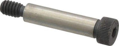 Made in USA - 5/16" Shoulder Diam x 1-1/4" Shoulder Length, 1/4-20 UNC, Hex Socket Shoulder Screw - 8 Alloy Steel, 0.419 to 0.438" Head Diam - Caliber Tooling