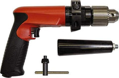 Sioux Tools - 1/2" Keyed Chuck - Pistol Grip Handle, 700 RPM, 14.16 LPS, 30 CFM, 1 hp - Caliber Tooling