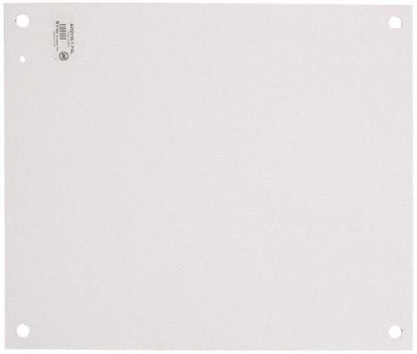 Cooper B-Line - 22-1/2" OAW x 26" OAH Powder Coat Finish Electrical Enclosure Nonperforated Panel - 30" x 24" Box, 14 Gauge Steel, Use with 302410-1/302412-1/30246-1/30248-1 - Caliber Tooling