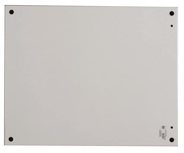 Cooper B-Line - 13" OAW x 13" OAH Powder Coat Finish Electrical Enclosure Nonperforated Panel - 16" x 16" Box, 12 Gauge Steel, Use with 16166-12/16168-12 - Caliber Tooling