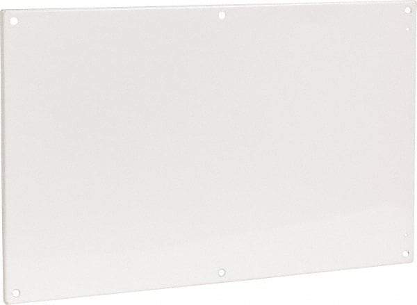 Cooper B-Line - 20-7/8" OAW x 32-7/8" OAH Powder Coat Finish Electrical Enclosure Flanged Panel - 36" x 24" Box, 12 Gauge Steel, Use with 362410-12/362412-12/36246-12/36248-12 - Caliber Tooling