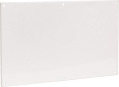 Cooper B-Line - 20-7/8" OAW x 32-7/8" OAH Powder Coat Finish Electrical Enclosure Flanged Panel - 36" x 24" Box, 12 Gauge Steel, Use with 362410-12/362412-12/36246-12/36248-12 - Caliber Tooling