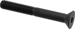 Made in USA - 5/16-18 UNC Hex Socket Drive, 82° Flat Screw - Alloy Steel, Black Oxide Finish, Fully Threaded, 2-1/2" OAL - Caliber Tooling