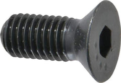 Made in USA - 1/2-13 UNC Hex Socket Drive, 82° Flat Screw - Alloy Steel, Black Oxide Finish, Fully Threaded, 1-1/4" OAL - Caliber Tooling