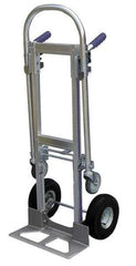 Vestil - 52" OAH Hand Truck - Dual Grip/Loop Handle, Aluminum - Caliber Tooling