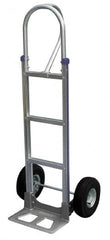 Vestil - 500 Lb Capacity 52-1/2" OAH Hand Truck - P-Shape Handle, Aluminum - Caliber Tooling