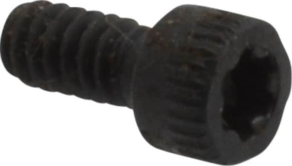 Camcar - #4-40 UNC Torx Plus Drive, Socket Cap Screw - Alloy Steel, Black Oxide Finish, Fully Threaded, 1/4" Length Under Head - Caliber Tooling