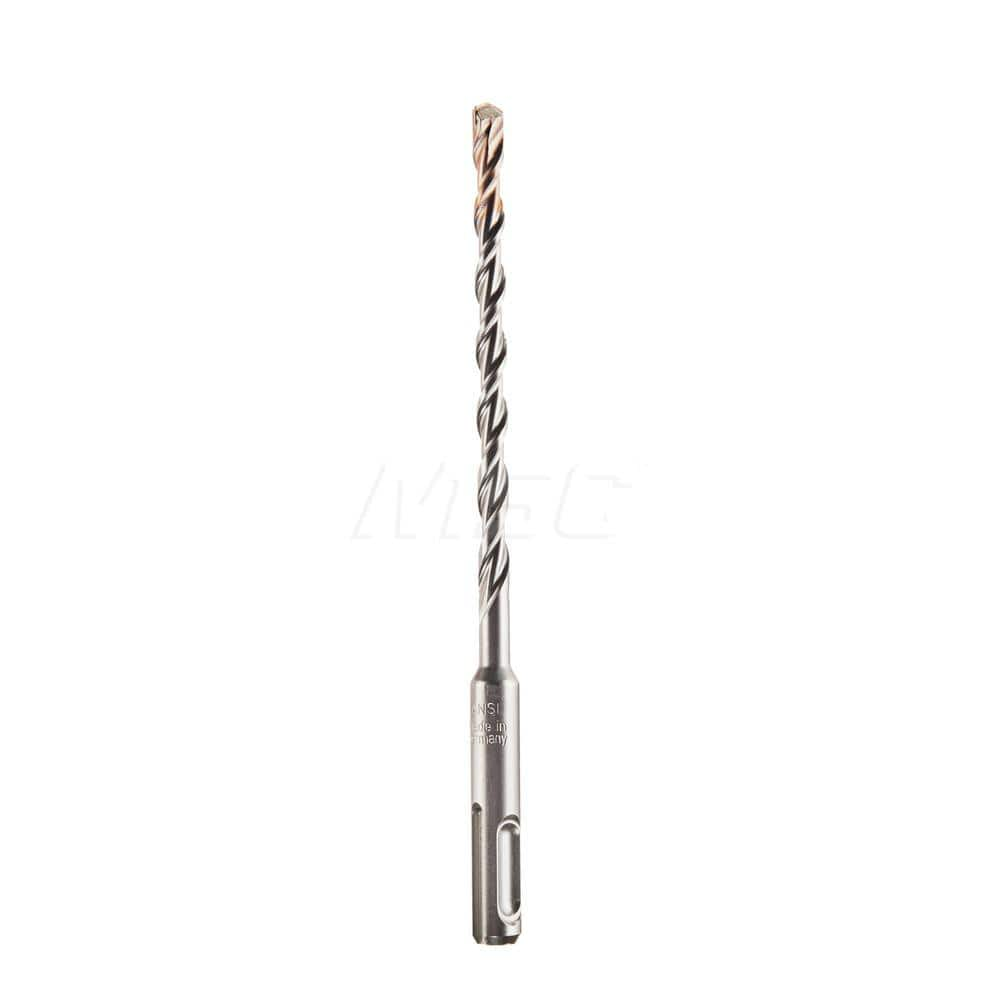 1/4″ Diam, SDS-Plus Shank, Carbide-Tipped Rotary & Hammer Drill Bit 10″ Usable Length, 12″ OAL, 2 Flutes, Chisel Point