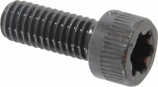 Camcar - #10-32 UNF Torx Plus Drive, Socket Cap Screw - Alloy Steel, Black Oxide Finish, Fully Threaded, 1/2" Length Under Head - Caliber Tooling