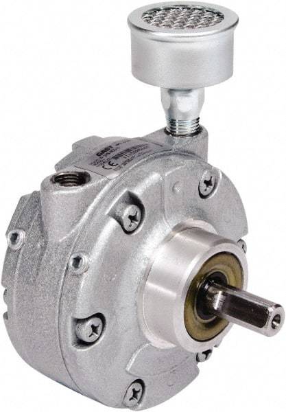 Gast - 0.92 hp Counterclockwise Hub Air Actuated Motor - 0:00 Gear Ratio, 3,000 Max RPM, 1.13" Shaft Length, 1/2" Shaft Diam - Caliber Tooling