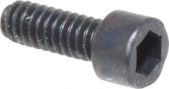 Made in USA - #2-56 UNC Hex Socket Drive, Socket Cap Screw - Alloy Steel, Black Oxide Finish, Fully Threaded, 1/4" Length Under Head - Caliber Tooling