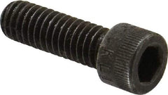 Made in USA - 5/16-18 UNC Hex Socket Drive, Socket Cap Screw - Alloy Steel, Black Oxide Finish, Fully Threaded, 1" Length Under Head - Caliber Tooling