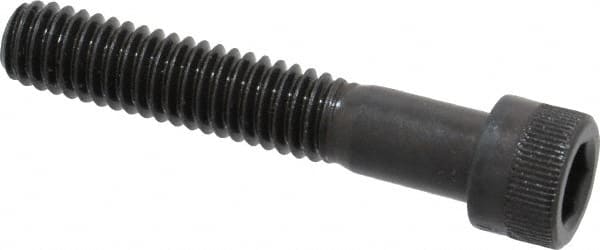 Made in USA - 5/16-18 UNC Hex Socket Drive, Socket Cap Screw - Alloy Steel, Black Oxide Finish, Partially Threaded, 1-3/4" Length Under Head - Caliber Tooling