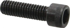 Made in USA - 3/8-16 UNC Hex Socket Drive, Socket Cap Screw - Alloy Steel, Black Oxide Finish, Fully Threaded, 1-1/4" Length Under Head - Caliber Tooling