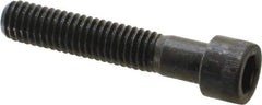 Made in USA - 3/8-16 UNC Hex Socket Drive, Socket Cap Screw - Alloy Steel, Black Oxide Finish, Partially Threaded, 2" Length Under Head - Caliber Tooling